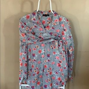 Floral Button up shirt